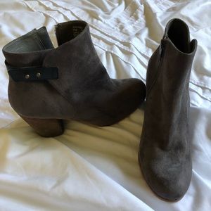 Suede ankle boots